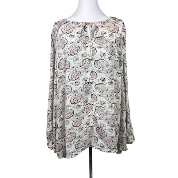LOFT Tops - LOFT Plus Boho Long Sleeve Blouse Size 26